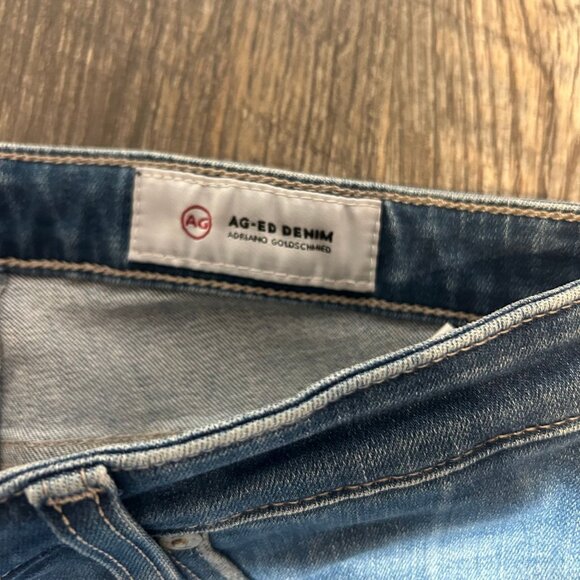 AG Adriano Goldschmied The Prima Rolled Hem Cigarette Jean Size 26 NWOT - Picture 2 of 4